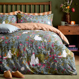 Bootanical Forest Reversible Halloween Duvet Cover Set image 4
