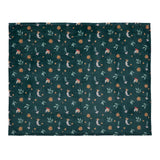 Botanical Mushrooms Green Throw Blanket 120 x 150cm - product image 3