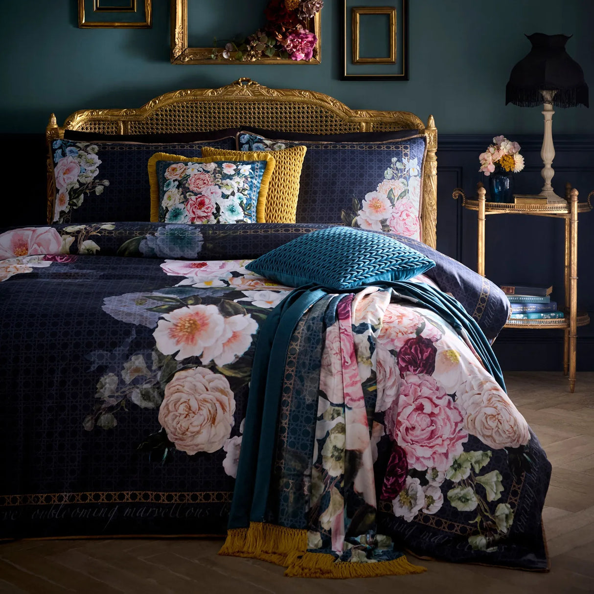 Bouquet List Blue Cushion 43 x 43cm - product image 5