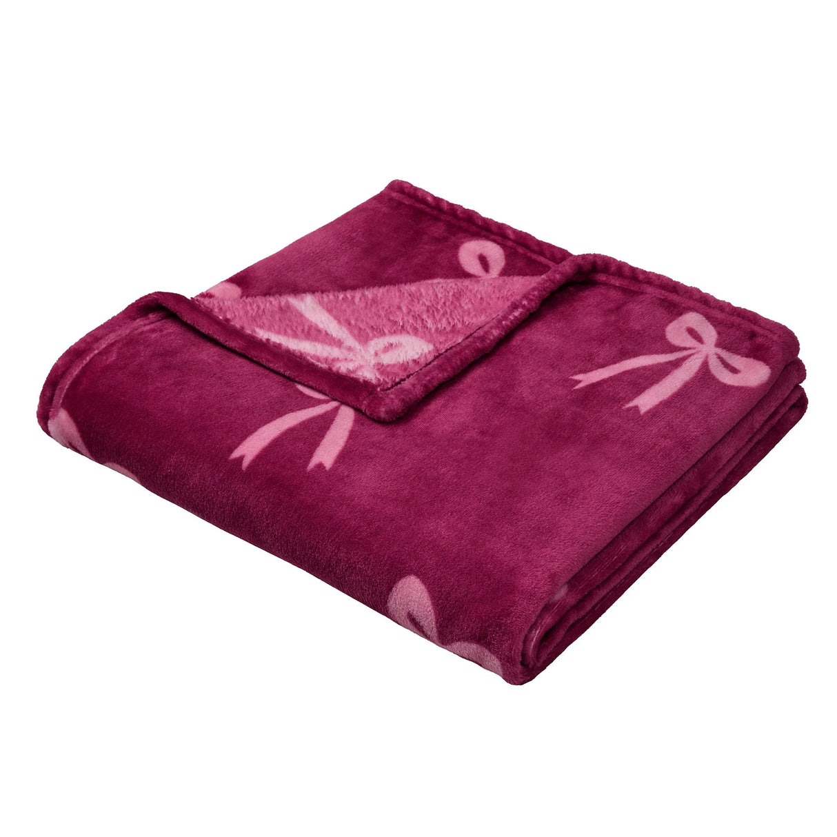 Bows Berry Throw Blanket 120 x 150cm - product image 2
