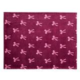 Bows Berry Throw Blanket 120 x 150cm - product image 3