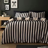 Bows Monochrome Easy Care Duvet Cover Set - product image 4