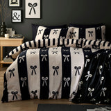 Bows Monochrome Easy Care Duvet Cover Set - product image 5