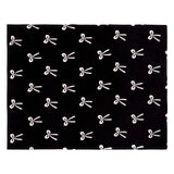 Bows Monochrome Throw Blanket 120 x 150cm - product image 3