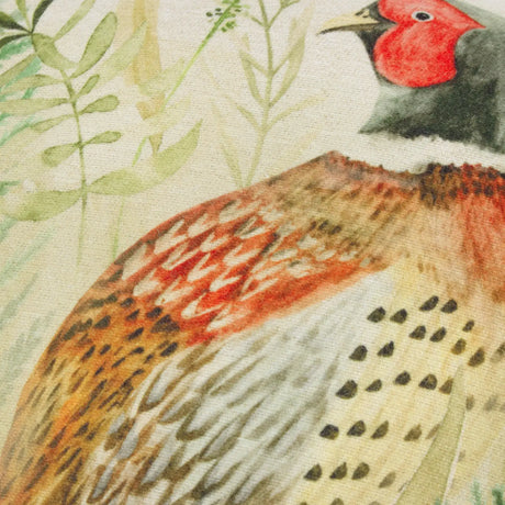 Bramble Pheasant Cushion Cover or Filled Cushion 43cm x 43cm - additional product view 5
