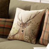 Bramble Stag Cushion Cover or Filled Cushion 43cm x 43cm - additional product view 1