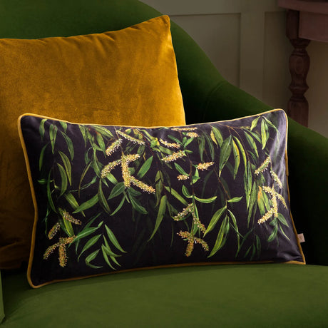 Braywick Velvet Willow Cushion Cover or Filled Cushion 30cm x 50cm - additional product view 1