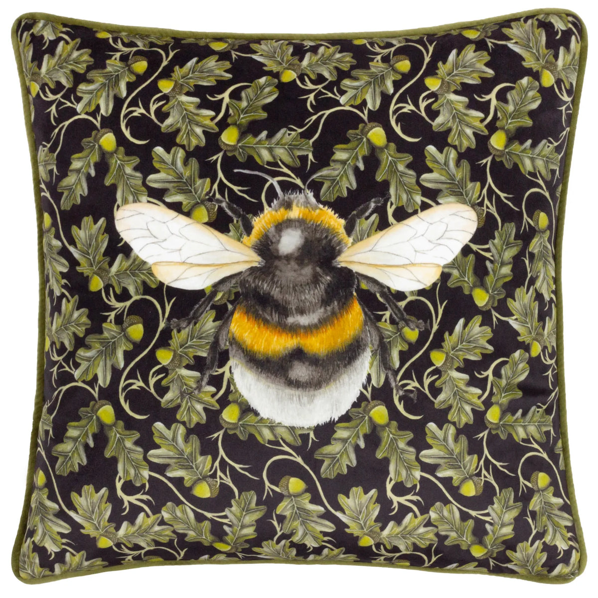 Braywick Velvet Orville Cushion Cover or Filled Cushion 43cm x 43cm - additional product view 2