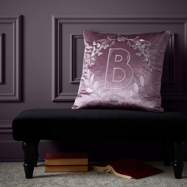 Bridgerton Regency Crown Lilac Cushion Cover 18" x 18" - Ideal