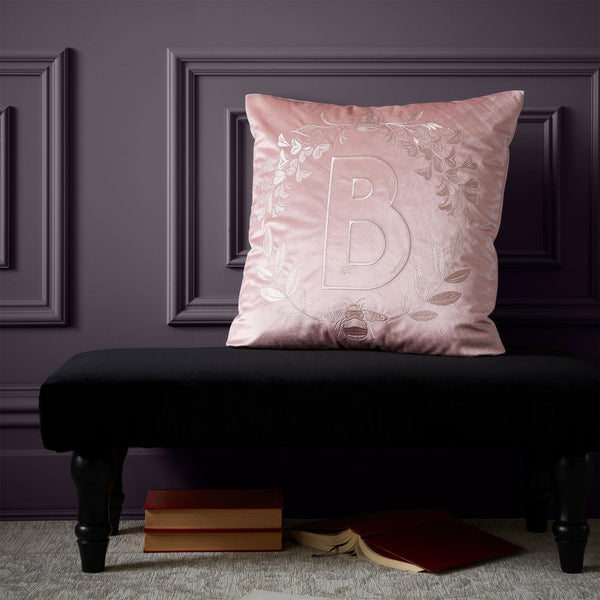 Bridgerton Regency Crown Pink Cushion Cover 18" x 18" - Ideal