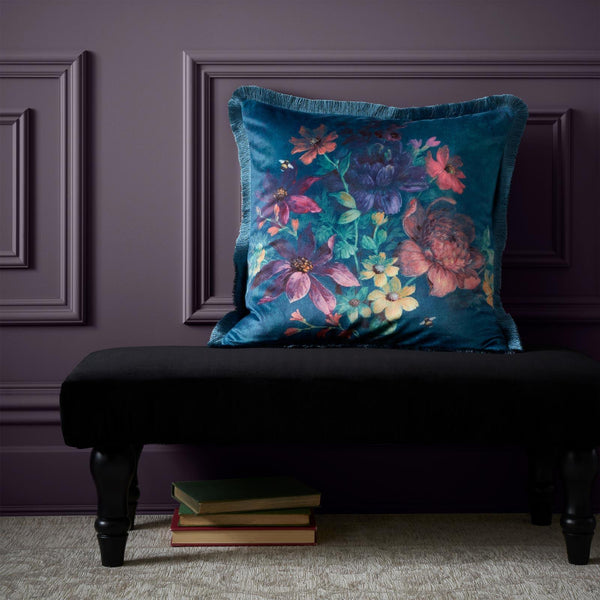 Bridgerton Romantic Floral Cushion Cover 18" x 18" - Ideal