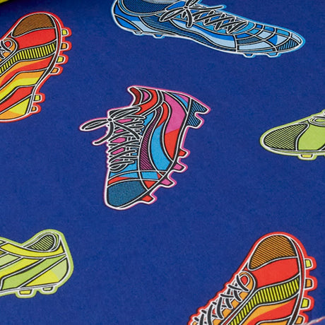 Catherine Lansfield Bright Football Wallpaper Navy Blue