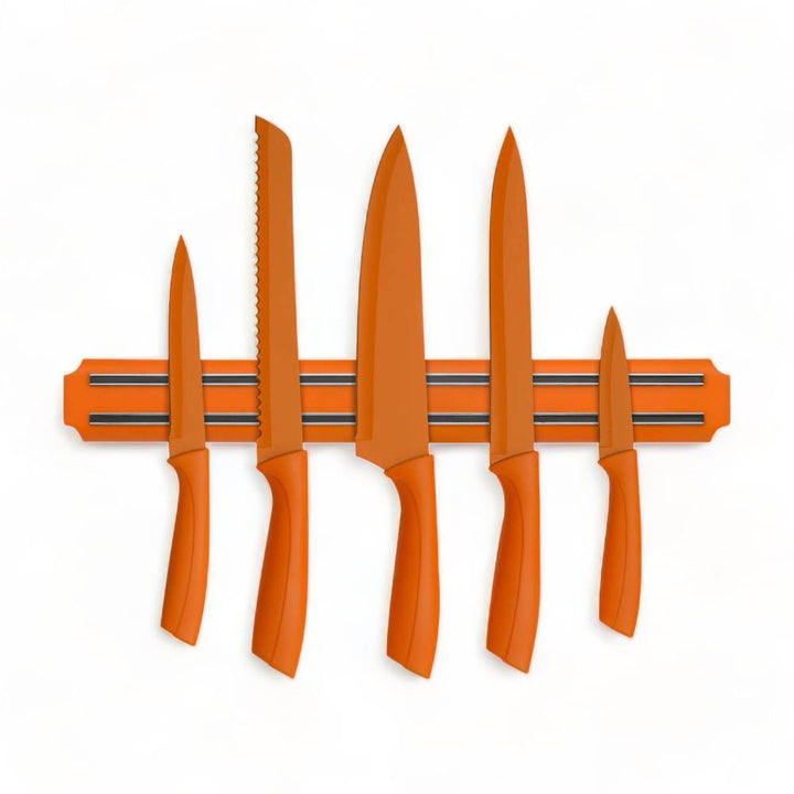 Brights Orange Magnetic Knife Rack - Ideal