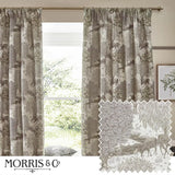 Brook Linen Thermal Blackout Dimout Pencil Pleat Curtains - additional product view 1