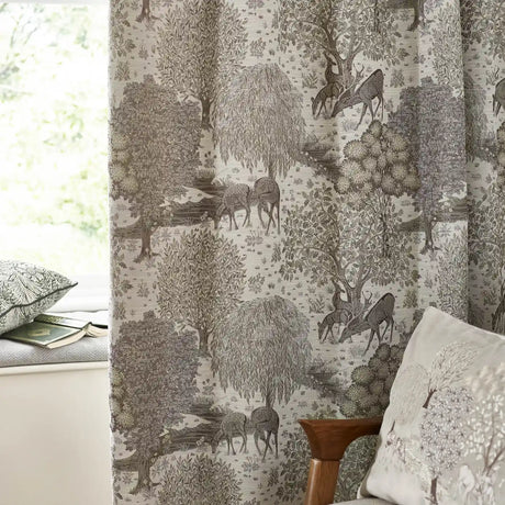 Brook Linen Thermal Blackout Dimout Pencil Pleat Curtains - additional product view 4