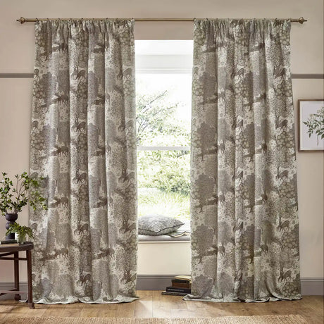 Brook Linen Thermal Blackout Dimout Pencil Pleat Curtains - additional product view 6
