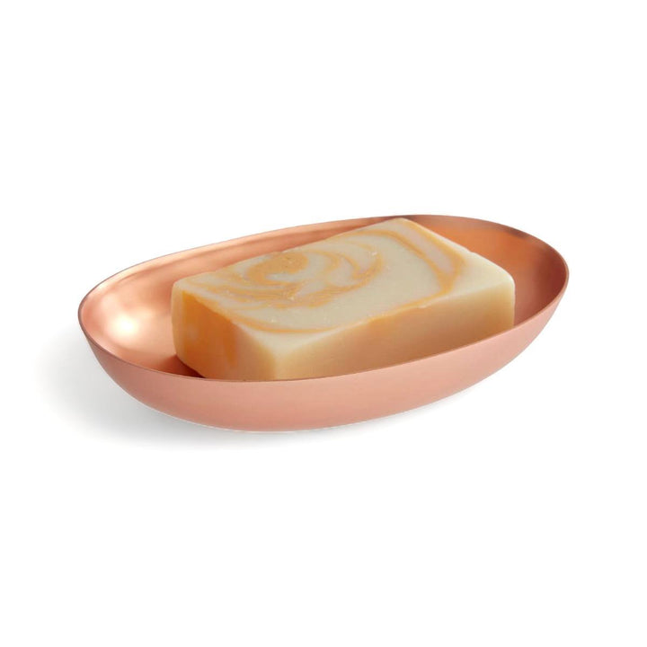Brushed Copper Soap Dish - Ideal