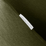 Catherine Lansfield Brushed Cotton Duvet Cover Set with Pillowcase Green