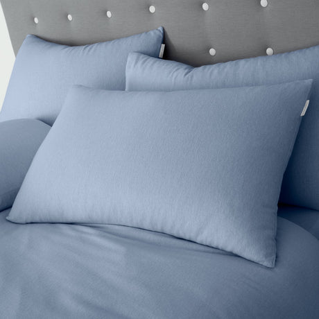 Catherine Lansfield Brushed Cotton Duvet Cover Set with Pillowcase Lansfield Blue