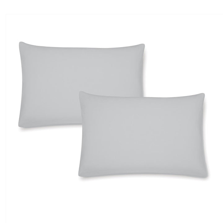 Brushed Cotton Pillowcase Pair Grey - Ideal