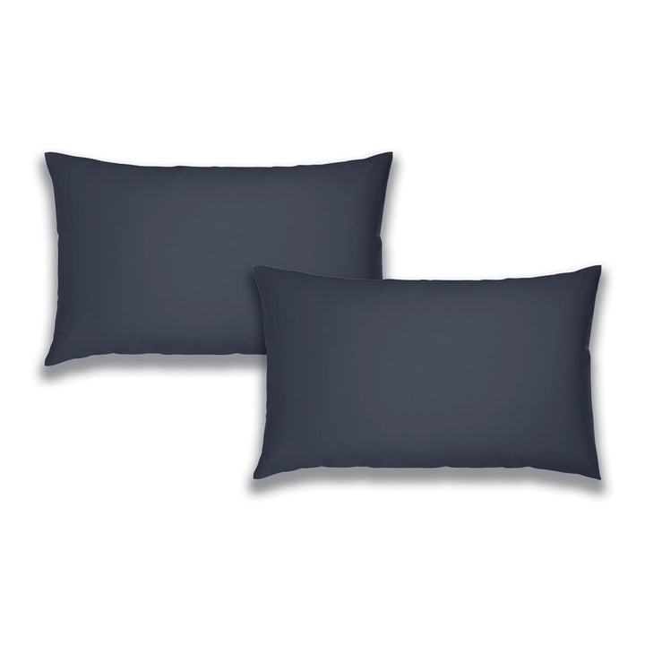 Brushed Cotton Pillowcase Pair Navy - Ideal