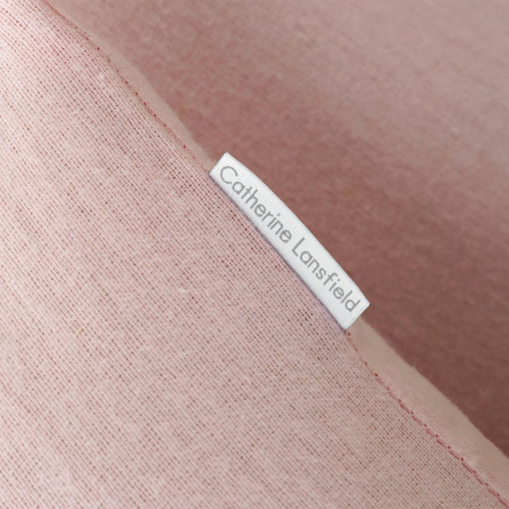 Brushed Cotton Pillowcase Pair Pink - Ideal