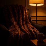 Luxury Fur 3D Throw Blanket 150 x 200cm by Rapport Home 7