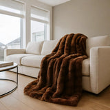 Luxury Fur 3D Throw Blanket 150 x 200cm by Rapport Home 10