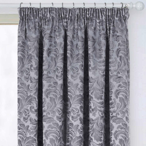 Buckingham Jacquard Door Curtain Grey - Ideal