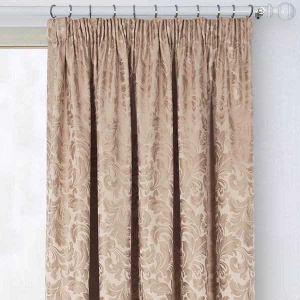 Buckingham Jacquard Door Curtain Natural - Ideal