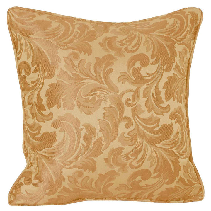 Buckingham Jacquard Gold Cushion Cover 17" x 17" - Ideal