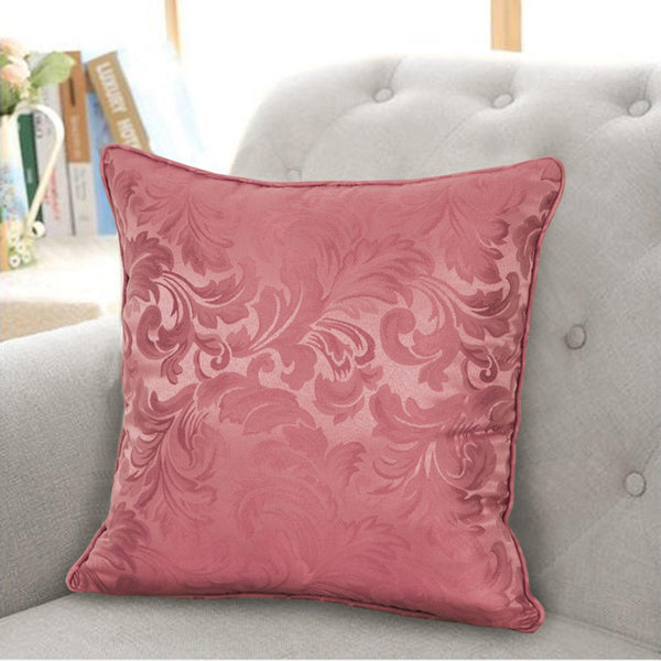 Buckingham Jacquard Pink Cushion Cover 17" x 17" - Ideal