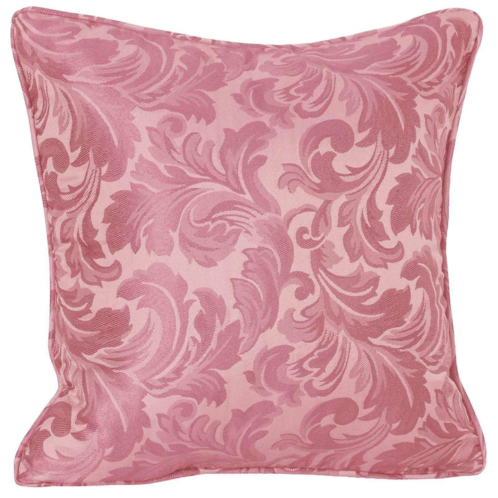 Buckingham Jacquard Pink Cushion Cover 17" x 17" - Ideal