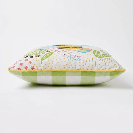 Buzzy Bee Outdoor Cushion Cover 43cm x 43cm