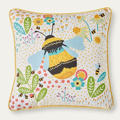 Buzzy Bee Outdoor Cushion Cover 43cm x 43cm