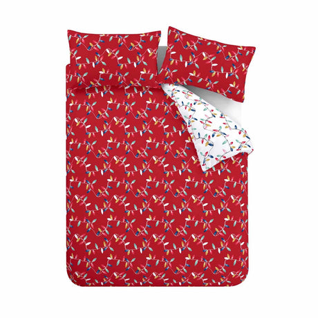 Catherine Lansfield Christmas Lights Festive Duvet Cover Set 5