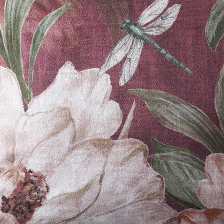 Fiorella Velvet Cushion 17" x 17" (43cm x 43cm) by Appletree Heritage