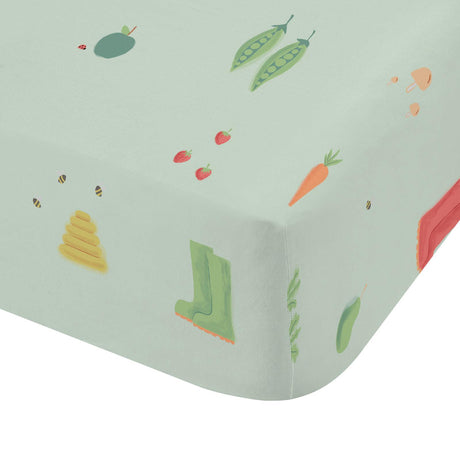 RHS My Allotment Garden Print Fitted Sheet 3