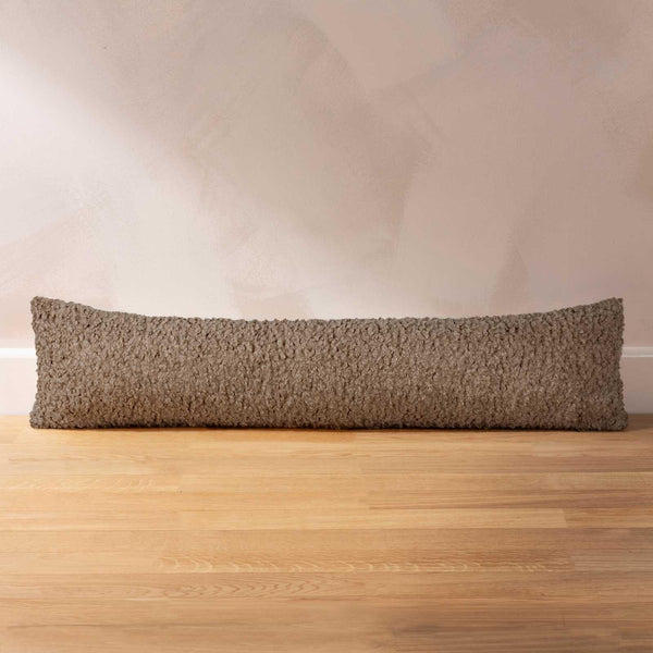 Cabu Textured Boucle Draught Excluder Taupe