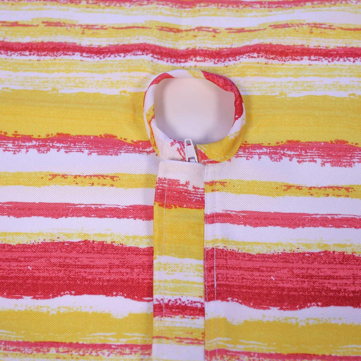 Red Stripe Water Resistant Tablecloth - Ideal