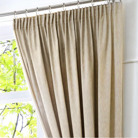 Dijon Blackout Tape Top Pencil Pleat Curtains by Fusion