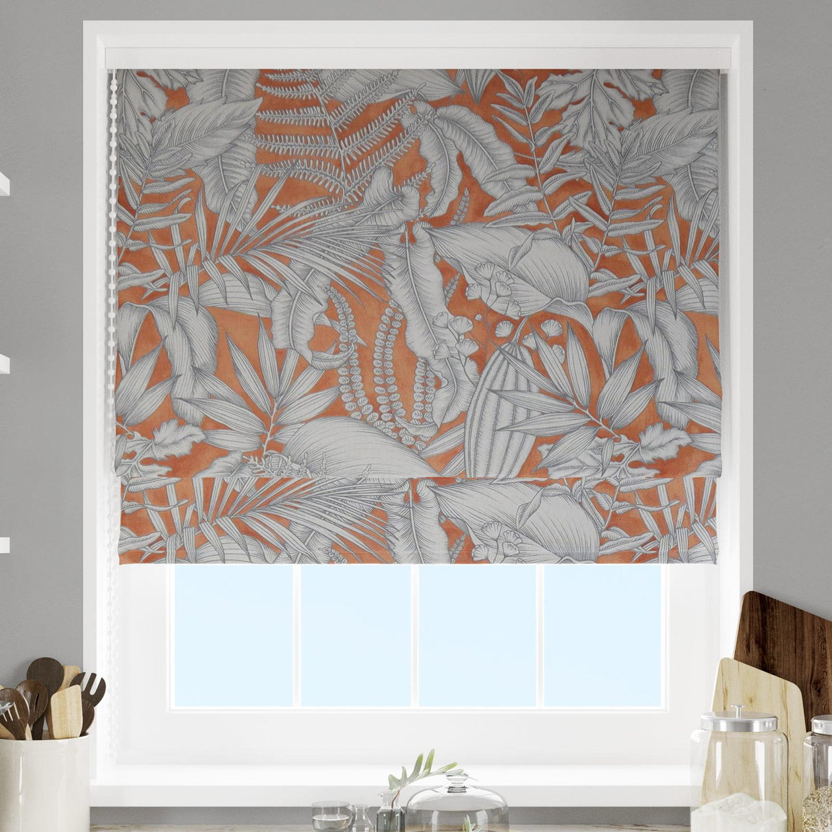 Caicos Mandarin Made To Measure Roman Blind by Style Furnishings