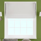Panama White Made To Measure Roman Blind by Style Furnishings