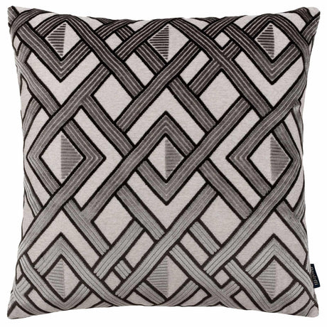 Henley Velvet Jacquard Cushion Cover 20" x 20" by Paoletti