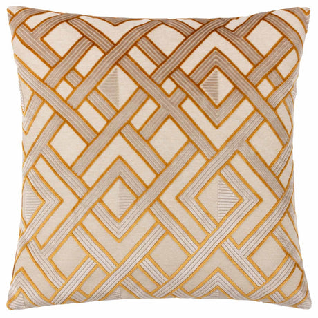 Henley Velvet Jacquard Cushion Cover 20" x 20" by Paoletti