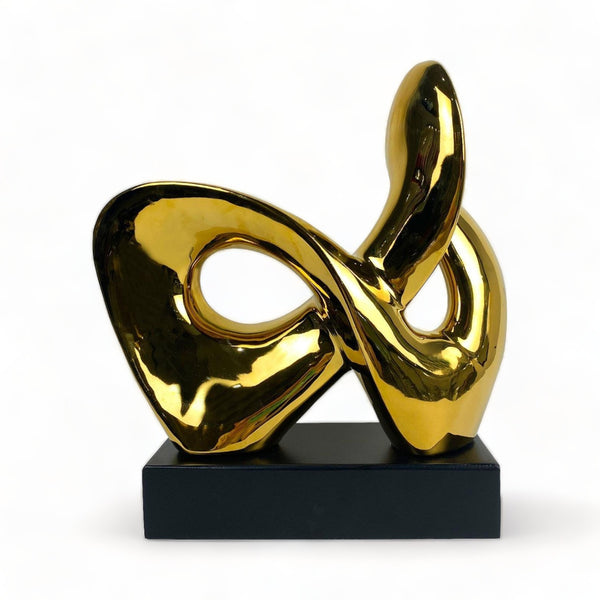 Amari Gold Twist Sculpture