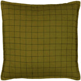 Linen Grid Check Cushion Cover 20" x 20" (50cm x 50cm) by Yard