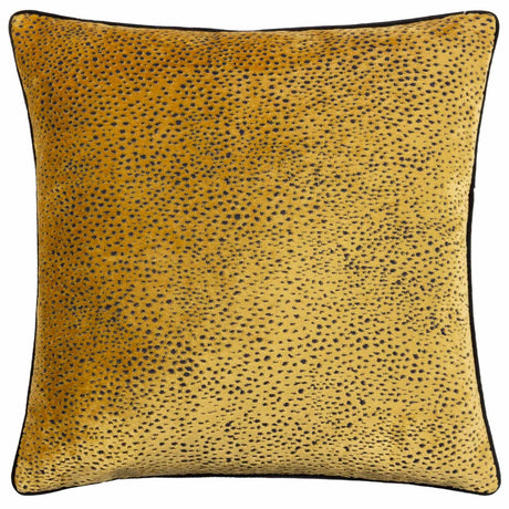 Estelle Spotted Cut Velvet Cushion Cover 18" x 18" by Paoletti