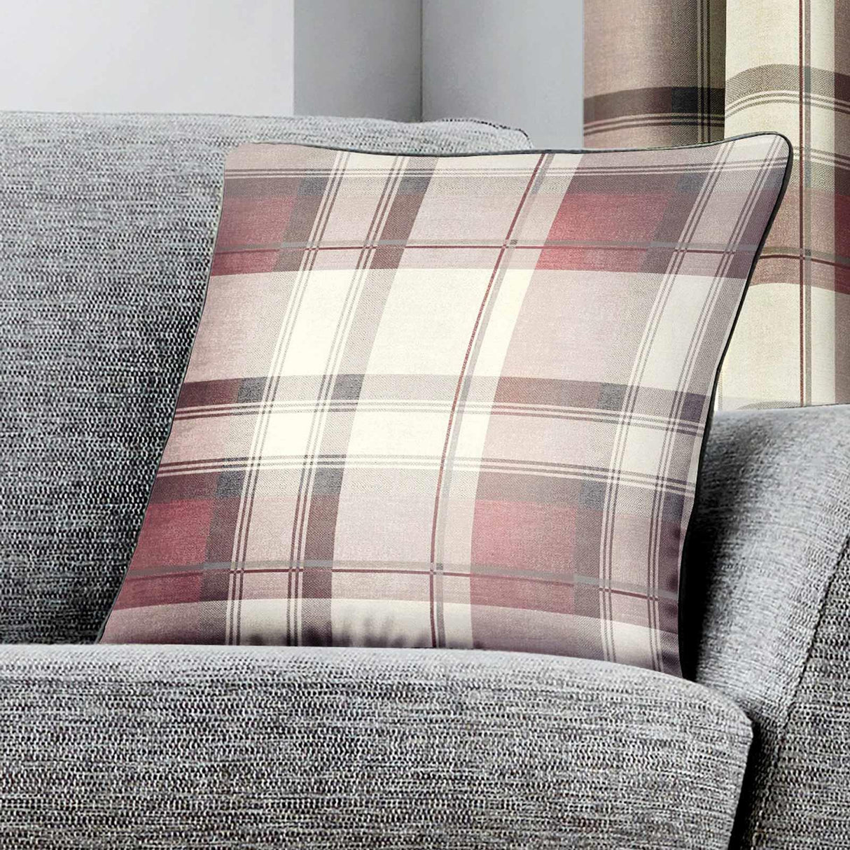 Balmoral Check Cushion Cover 17" x 17" (43cm x 43cm) by Fusion