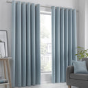 Strata Dim Out Woven Thermal Eyelet Curtains by Fusion
